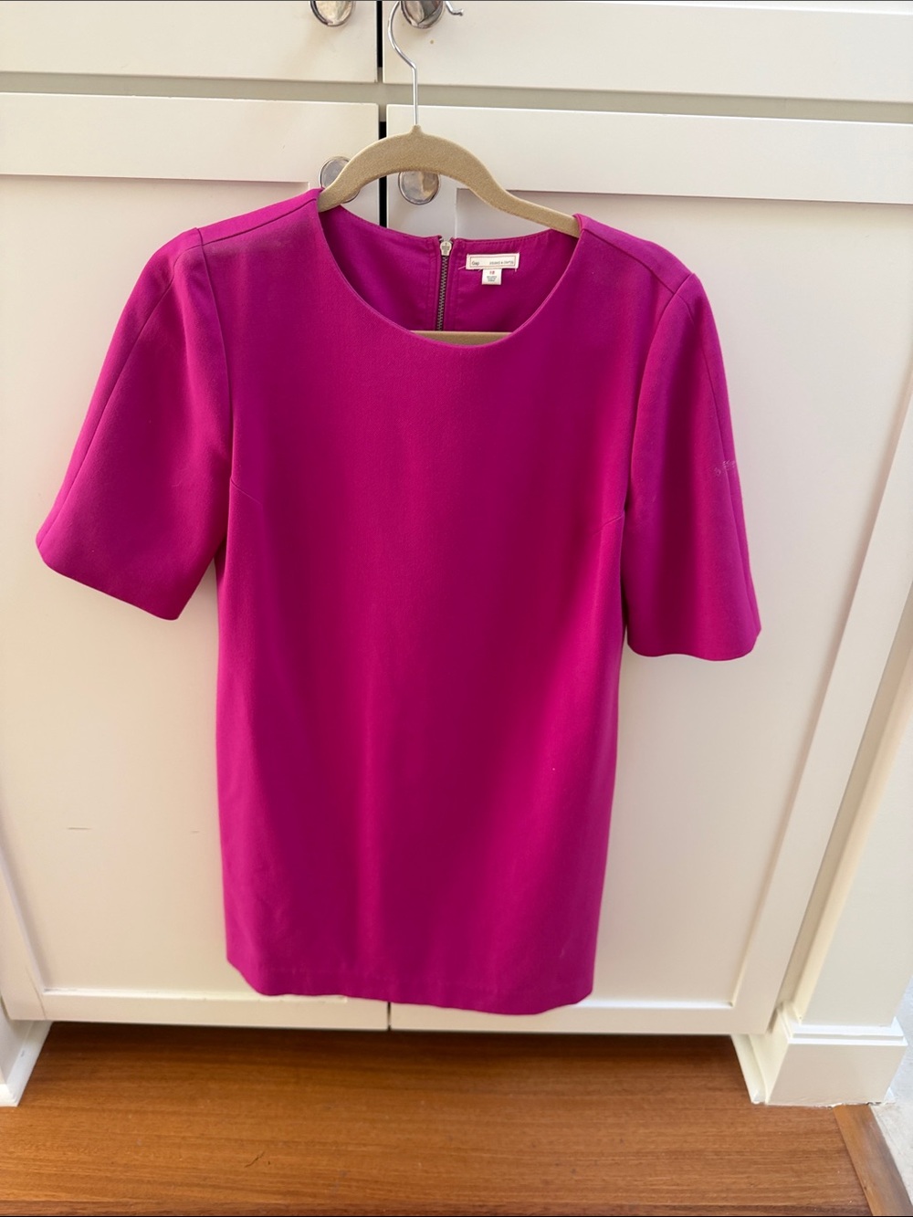 GAP Fuchsia Short-Sleeve Shift Tunic